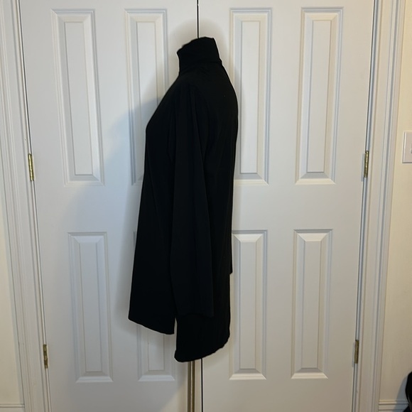 Yohji Yamamoto Ground Y Black Cotton Turtleneck Tee Sz1 - Picture 12 of 12